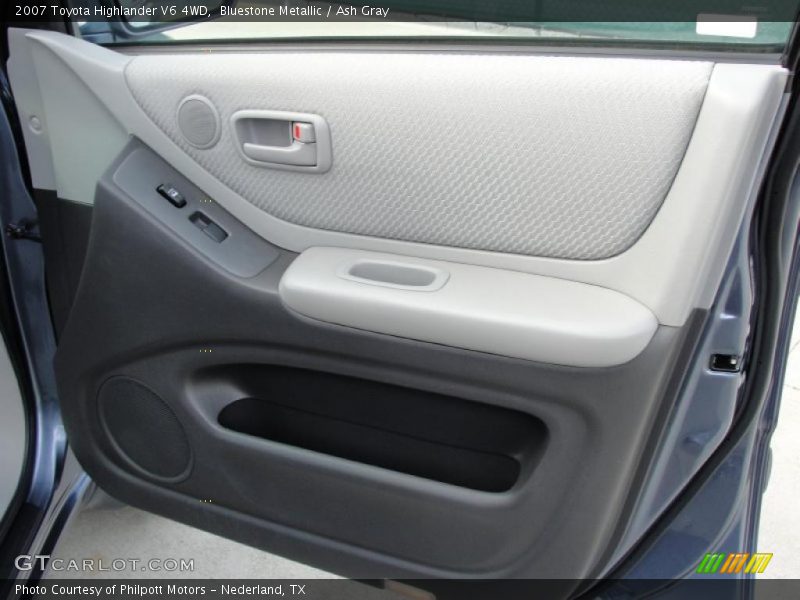 Bluestone Metallic / Ash Gray 2007 Toyota Highlander V6 4WD