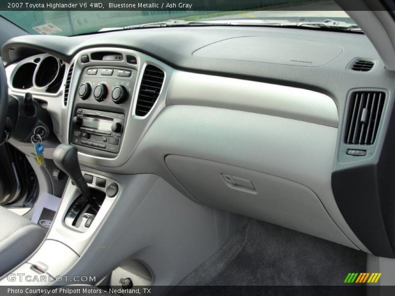 Bluestone Metallic / Ash Gray 2007 Toyota Highlander V6 4WD