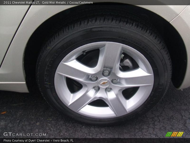 Gold Mist Metallic / Cocoa/Cashmere 2011 Chevrolet Malibu LT