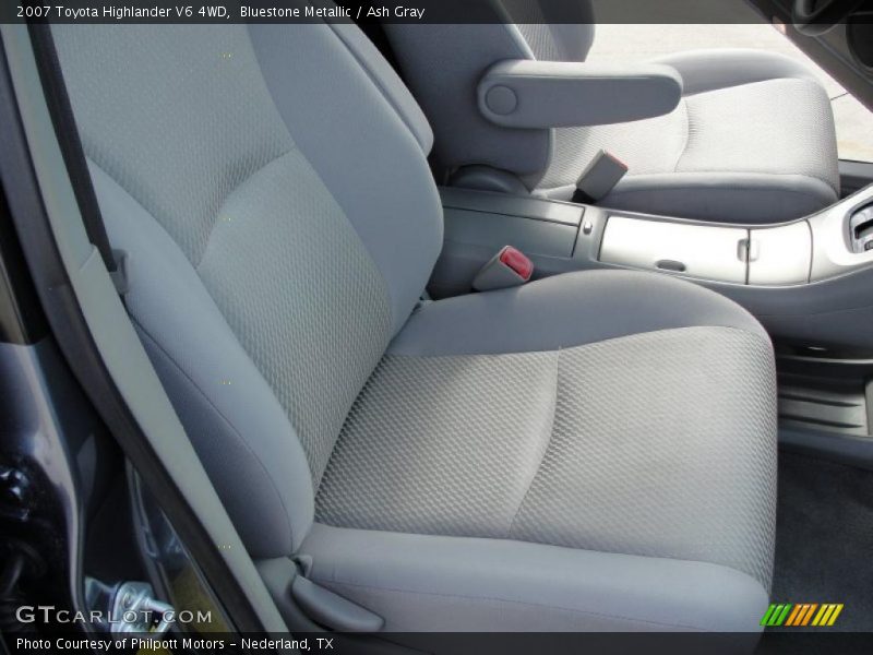 Bluestone Metallic / Ash Gray 2007 Toyota Highlander V6 4WD