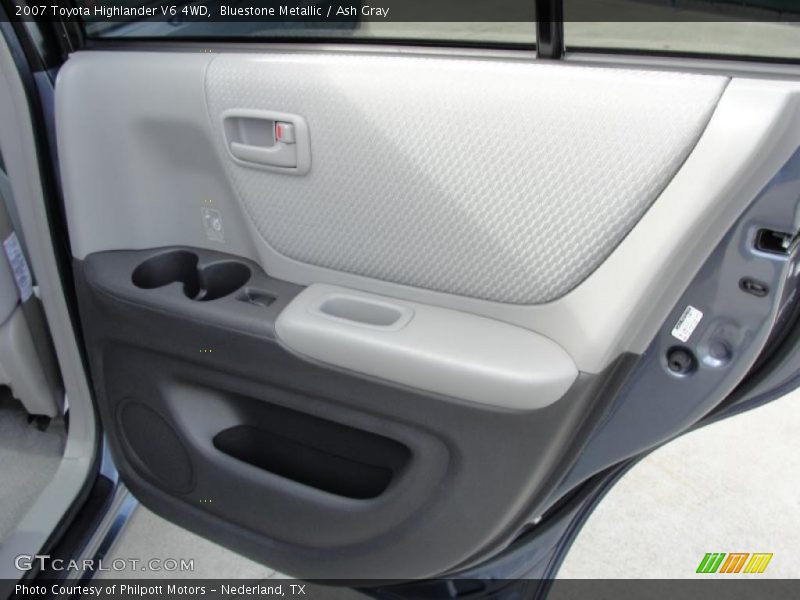 Bluestone Metallic / Ash Gray 2007 Toyota Highlander V6 4WD