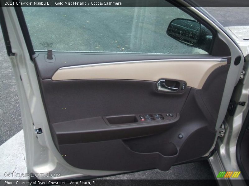 Gold Mist Metallic / Cocoa/Cashmere 2011 Chevrolet Malibu LT