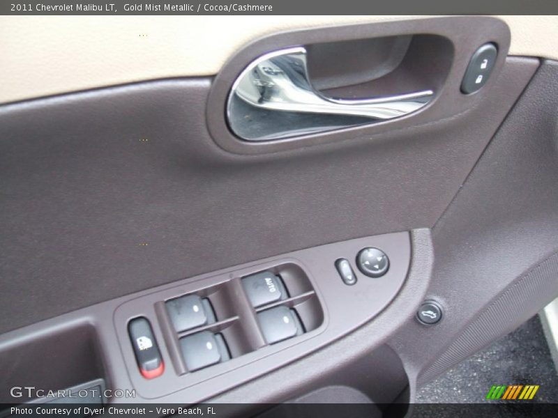 Gold Mist Metallic / Cocoa/Cashmere 2011 Chevrolet Malibu LT