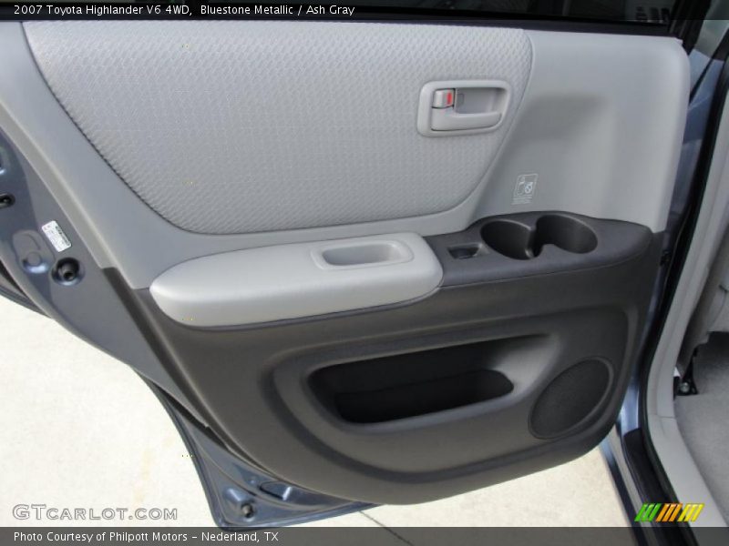 Bluestone Metallic / Ash Gray 2007 Toyota Highlander V6 4WD