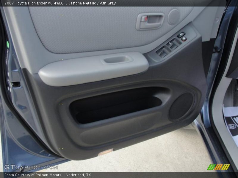 Bluestone Metallic / Ash Gray 2007 Toyota Highlander V6 4WD