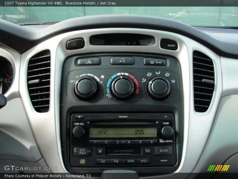 Bluestone Metallic / Ash Gray 2007 Toyota Highlander V6 4WD
