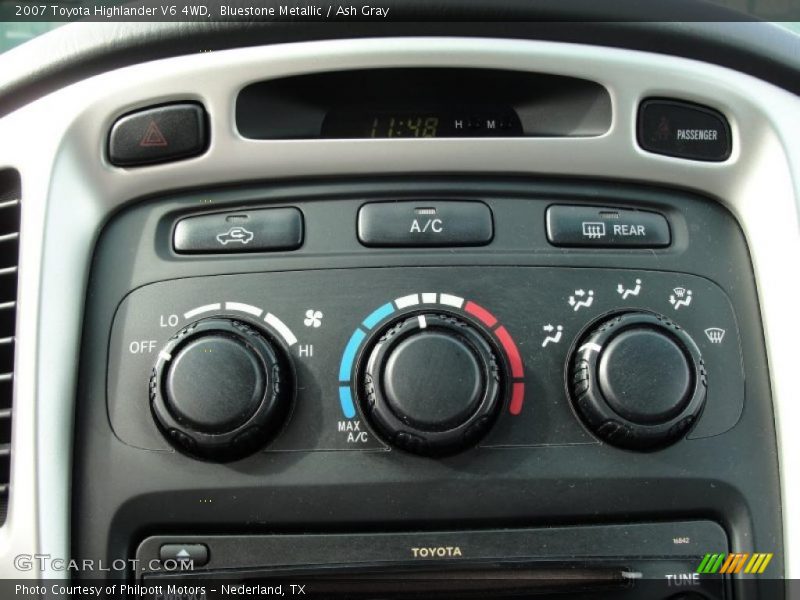 Bluestone Metallic / Ash Gray 2007 Toyota Highlander V6 4WD