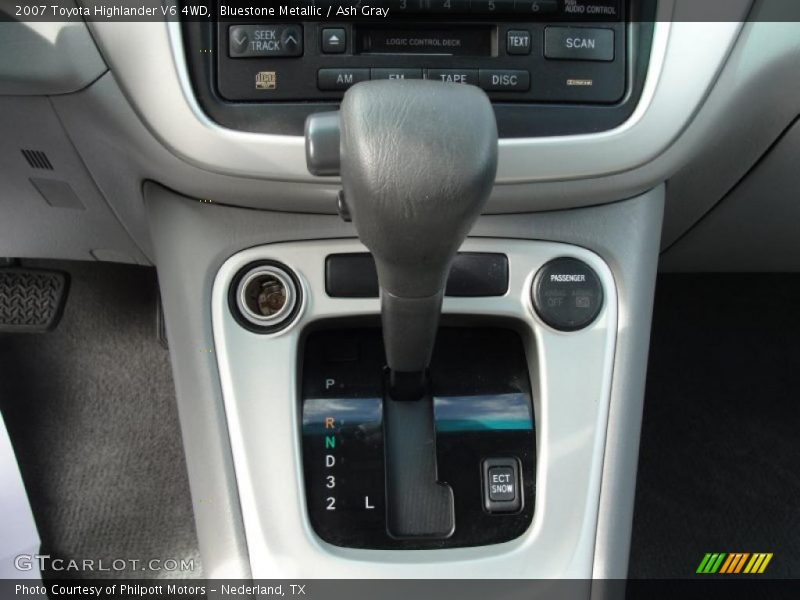 Bluestone Metallic / Ash Gray 2007 Toyota Highlander V6 4WD