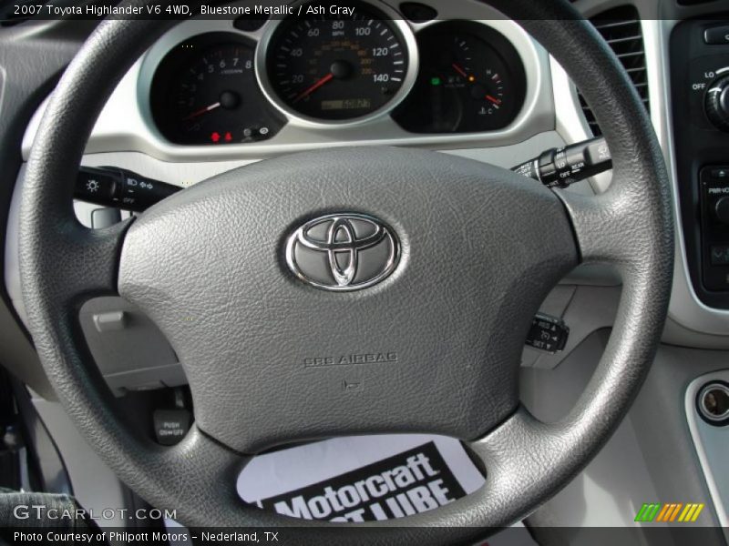 Bluestone Metallic / Ash Gray 2007 Toyota Highlander V6 4WD
