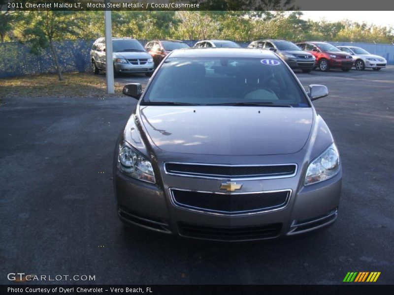 Mocha Steel Metallic / Cocoa/Cashmere 2011 Chevrolet Malibu LT