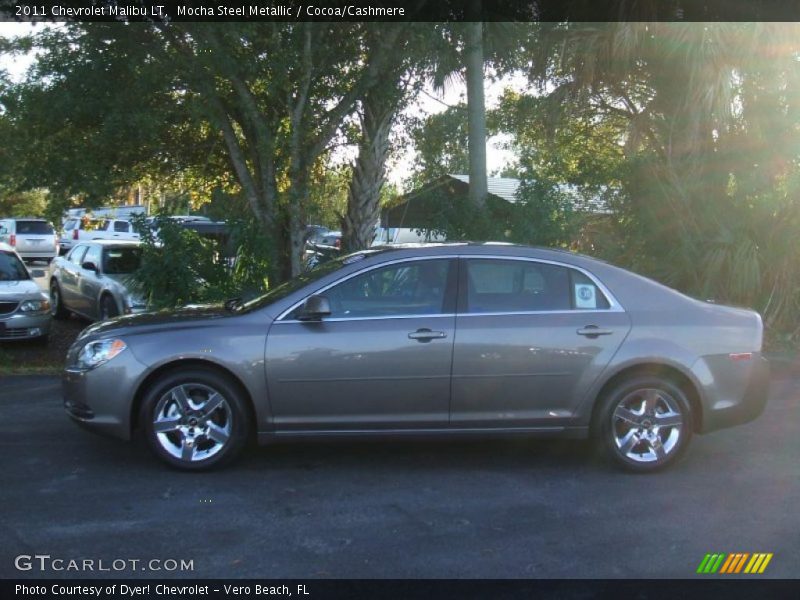 Mocha Steel Metallic / Cocoa/Cashmere 2011 Chevrolet Malibu LT