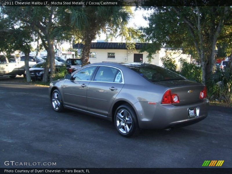 Mocha Steel Metallic / Cocoa/Cashmere 2011 Chevrolet Malibu LT