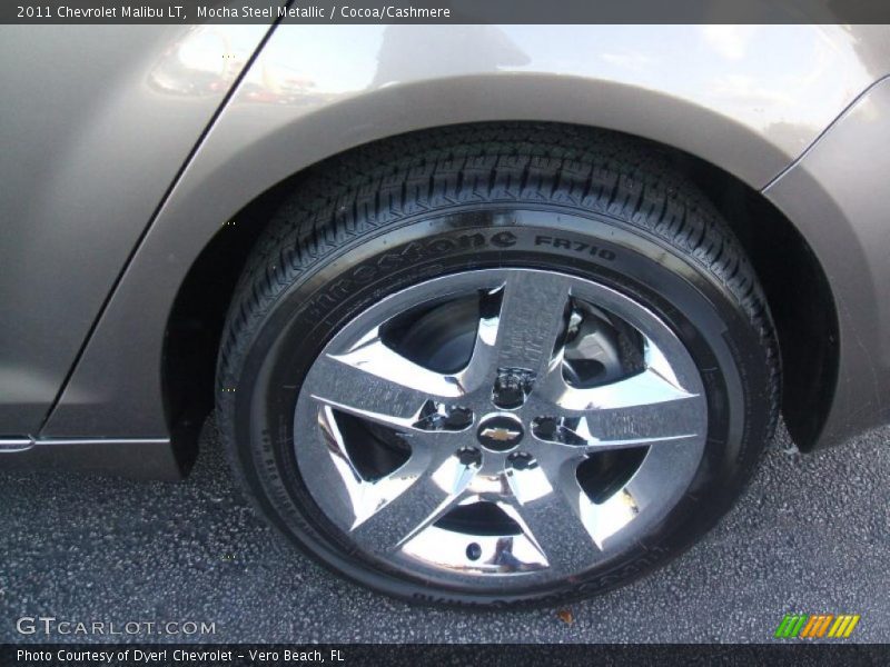 Mocha Steel Metallic / Cocoa/Cashmere 2011 Chevrolet Malibu LT