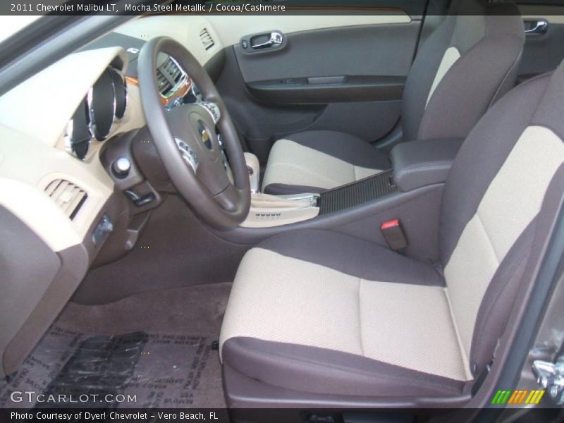 Mocha Steel Metallic / Cocoa/Cashmere 2011 Chevrolet Malibu LT