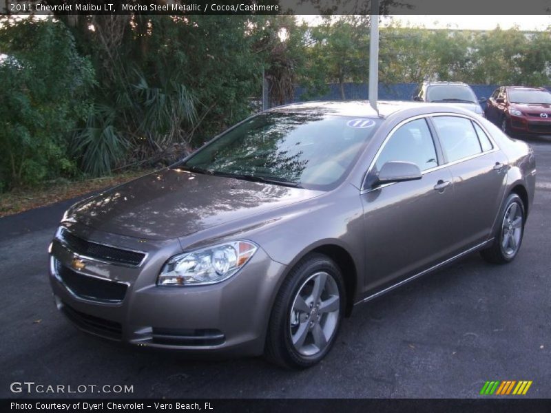 Mocha Steel Metallic / Cocoa/Cashmere 2011 Chevrolet Malibu LT