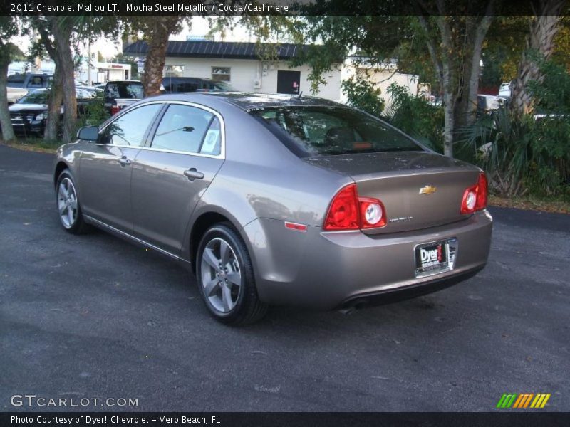 Mocha Steel Metallic / Cocoa/Cashmere 2011 Chevrolet Malibu LT