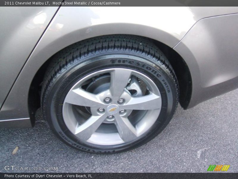 Mocha Steel Metallic / Cocoa/Cashmere 2011 Chevrolet Malibu LT