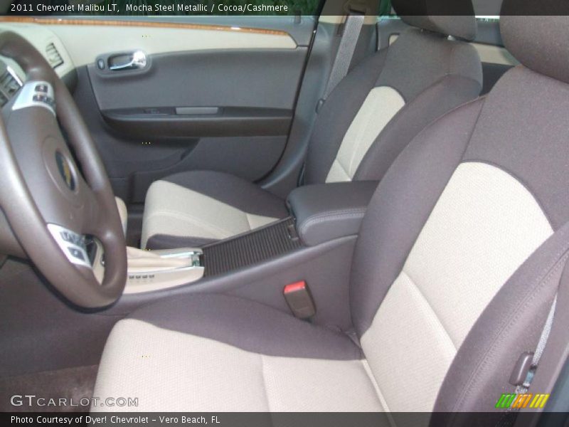 Mocha Steel Metallic / Cocoa/Cashmere 2011 Chevrolet Malibu LT