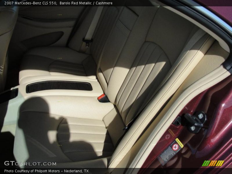 Barolo Red Metallic / Cashmere 2007 Mercedes-Benz CLS 550