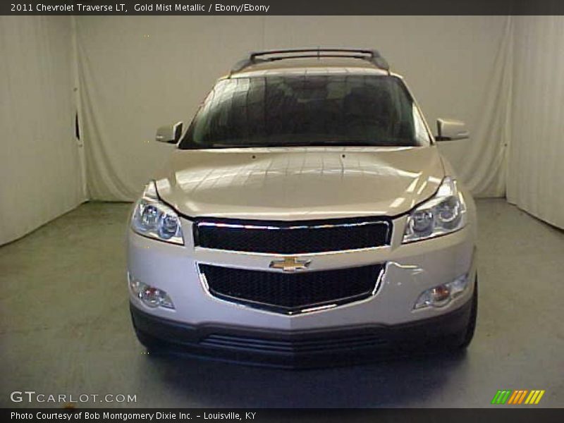 Gold Mist Metallic / Ebony/Ebony 2011 Chevrolet Traverse LT