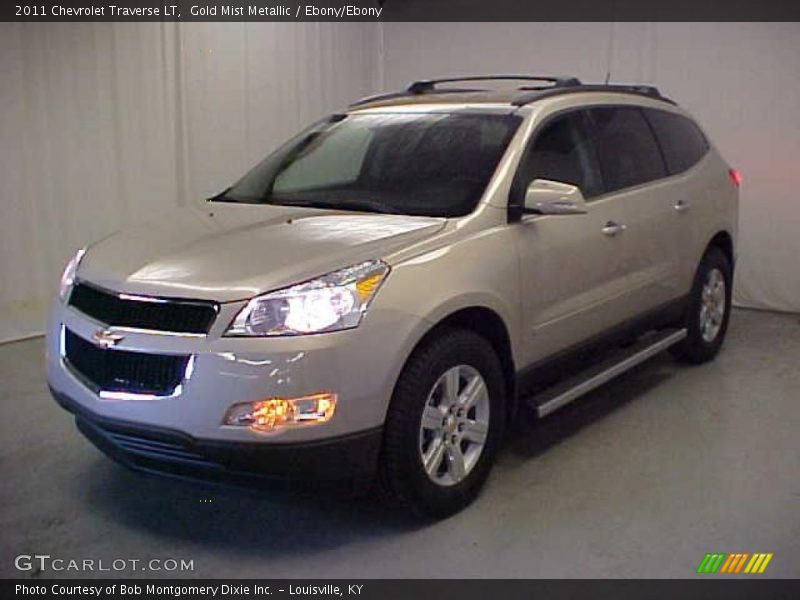 Gold Mist Metallic / Ebony/Ebony 2011 Chevrolet Traverse LT