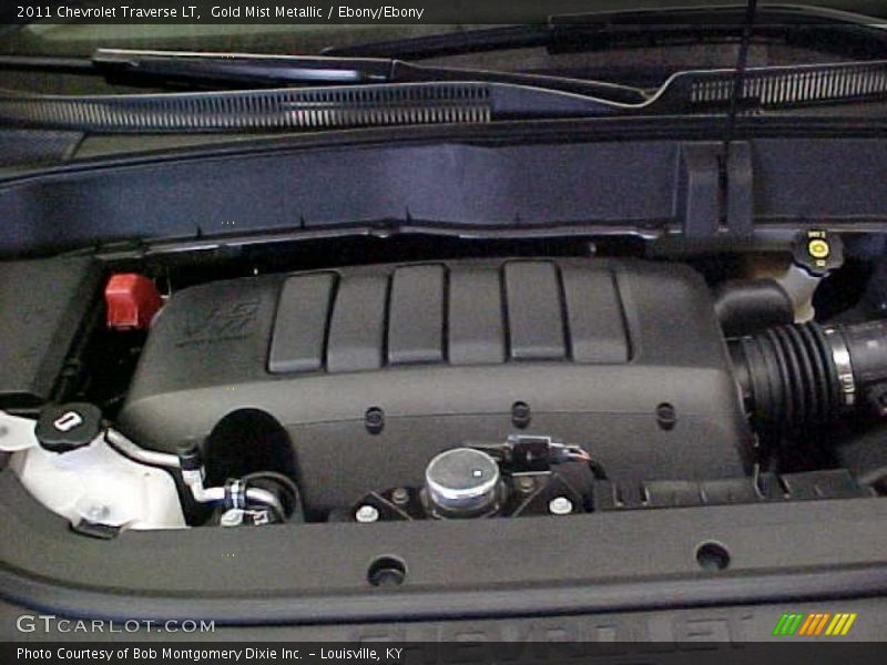 Gold Mist Metallic / Ebony/Ebony 2011 Chevrolet Traverse LT
