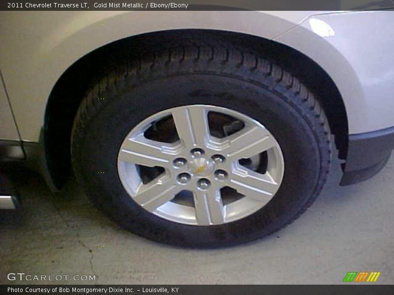 Gold Mist Metallic / Ebony/Ebony 2011 Chevrolet Traverse LT