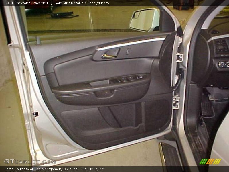 Gold Mist Metallic / Ebony/Ebony 2011 Chevrolet Traverse LT