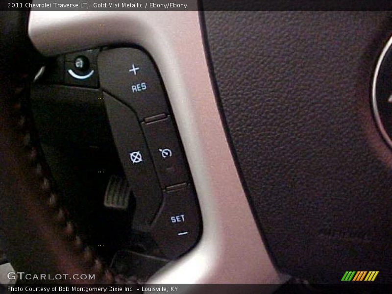 Gold Mist Metallic / Ebony/Ebony 2011 Chevrolet Traverse LT
