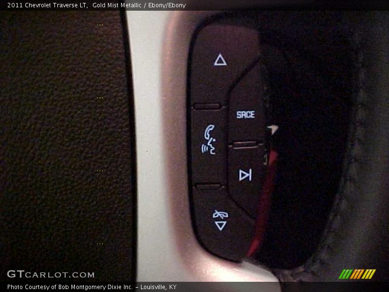 Gold Mist Metallic / Ebony/Ebony 2011 Chevrolet Traverse LT