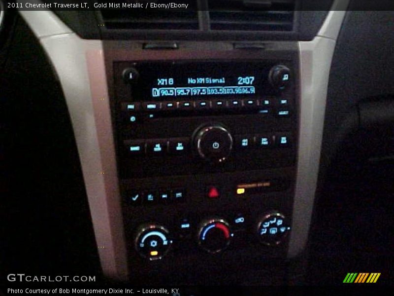 Gold Mist Metallic / Ebony/Ebony 2011 Chevrolet Traverse LT