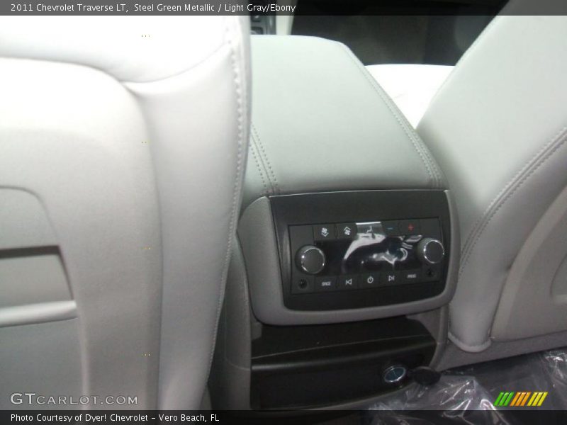 Steel Green Metallic / Light Gray/Ebony 2011 Chevrolet Traverse LT