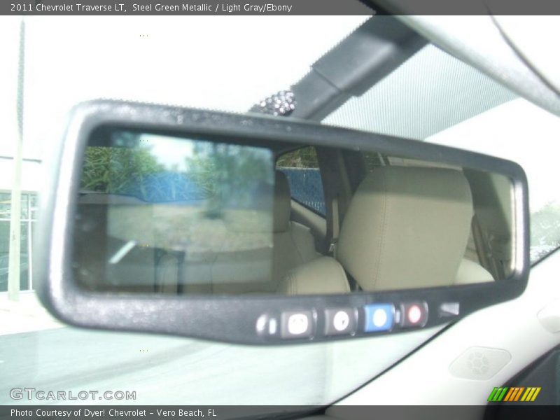 Steel Green Metallic / Light Gray/Ebony 2011 Chevrolet Traverse LT