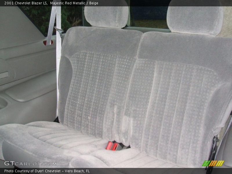 Majestic Red Metallic / Beige 2001 Chevrolet Blazer LS