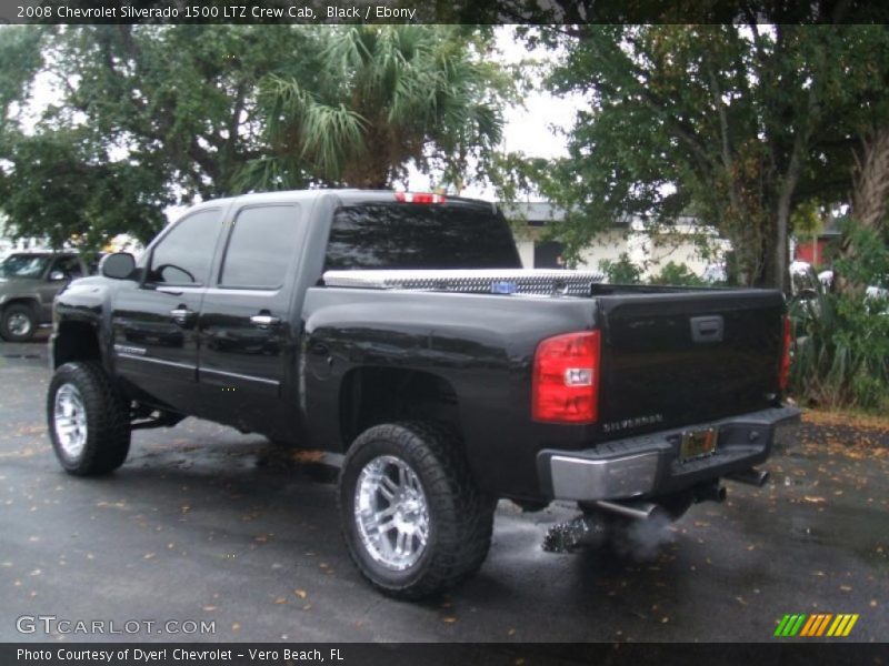 Black / Ebony 2008 Chevrolet Silverado 1500 LTZ Crew Cab