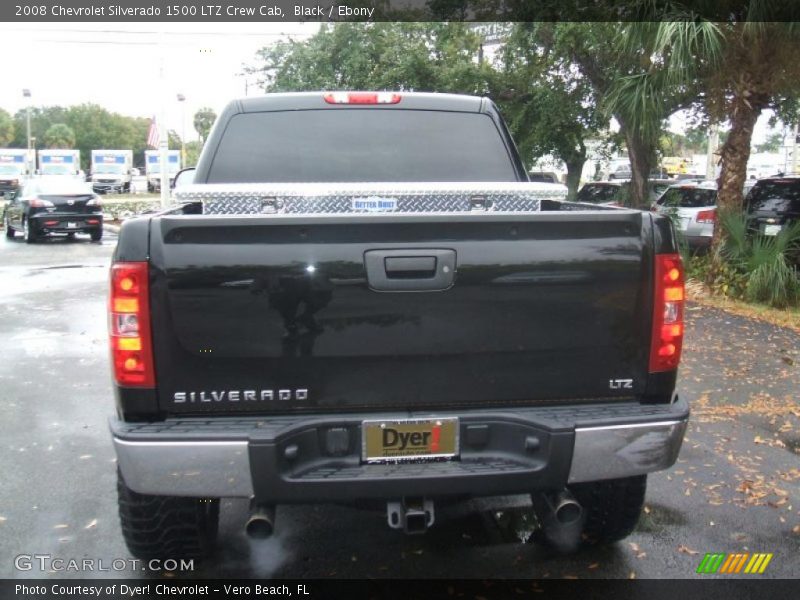 Black / Ebony 2008 Chevrolet Silverado 1500 LTZ Crew Cab