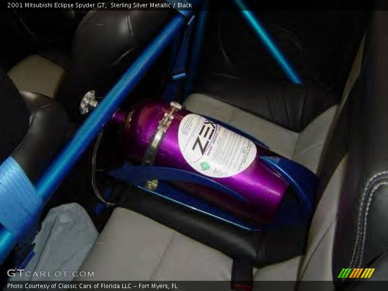 Sterling Silver Metallic / Black 2001 Mitsubishi Eclipse Spyder GT