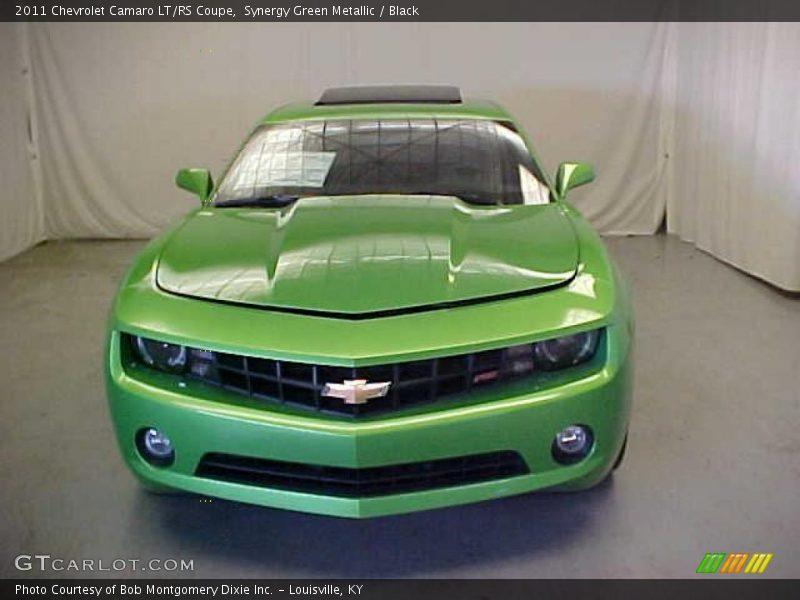 Synergy Green Metallic / Black 2011 Chevrolet Camaro LT/RS Coupe