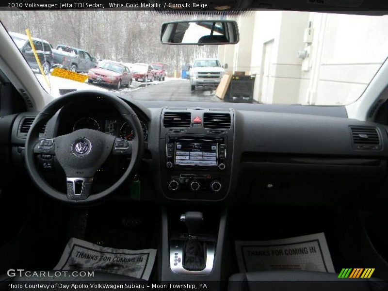 White Gold Metallic / Cornsilk Beige 2010 Volkswagen Jetta TDI Sedan