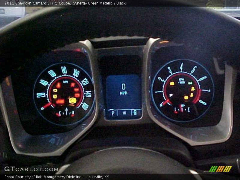 Synergy Green Metallic / Black 2011 Chevrolet Camaro LT/RS Coupe