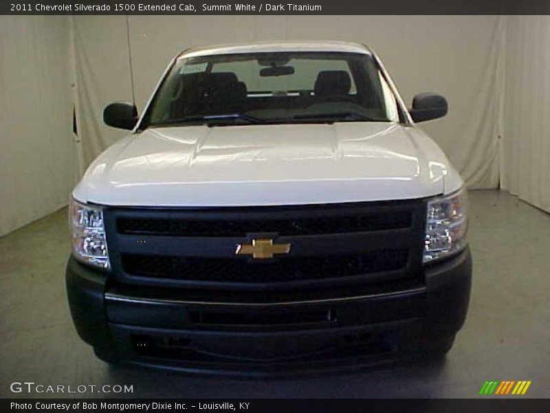 Summit White / Dark Titanium 2011 Chevrolet Silverado 1500 Extended Cab