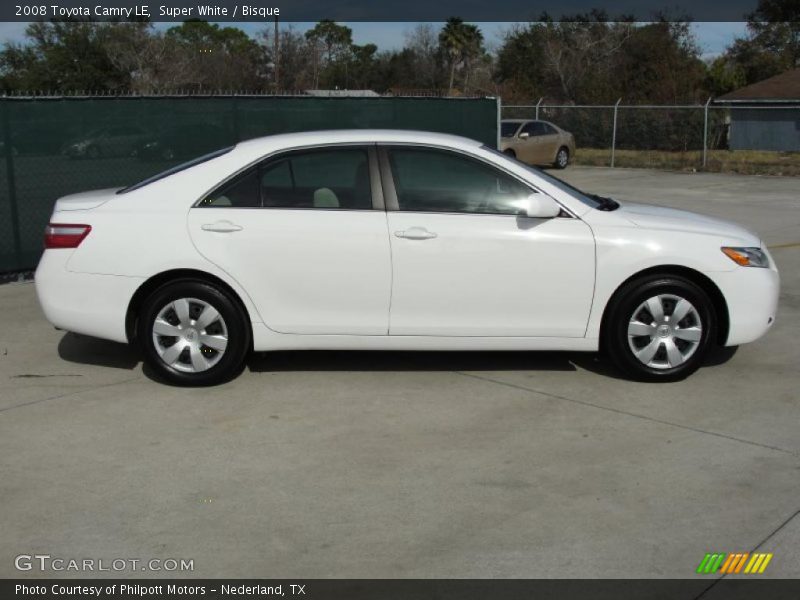 Super White / Bisque 2008 Toyota Camry LE