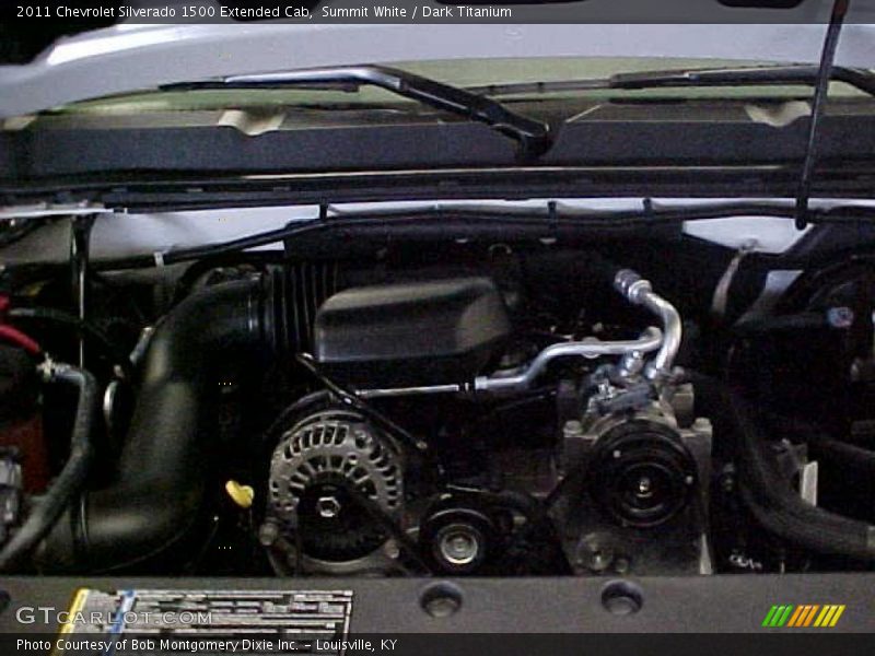 Summit White / Dark Titanium 2011 Chevrolet Silverado 1500 Extended Cab