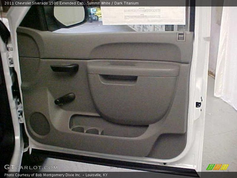 Summit White / Dark Titanium 2011 Chevrolet Silverado 1500 Extended Cab