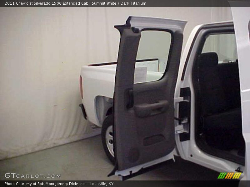 Summit White / Dark Titanium 2011 Chevrolet Silverado 1500 Extended Cab