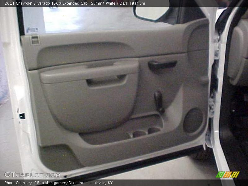 Summit White / Dark Titanium 2011 Chevrolet Silverado 1500 Extended Cab