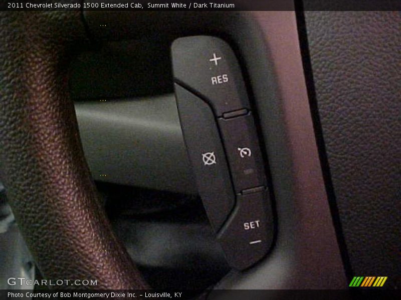 Summit White / Dark Titanium 2011 Chevrolet Silverado 1500 Extended Cab