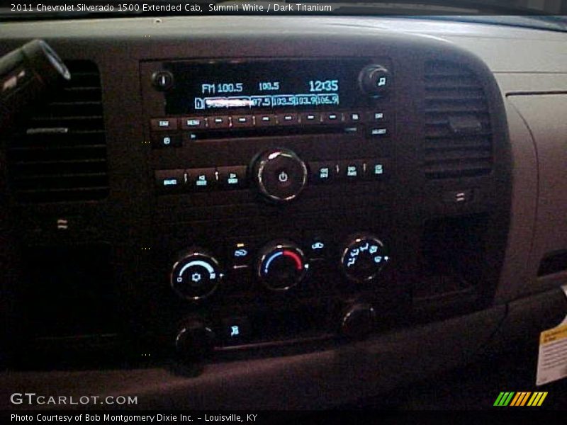 Summit White / Dark Titanium 2011 Chevrolet Silverado 1500 Extended Cab