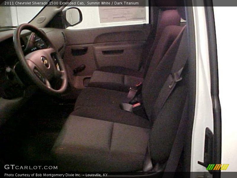 Summit White / Dark Titanium 2011 Chevrolet Silverado 1500 Extended Cab