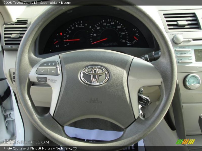 Super White / Bisque 2008 Toyota Camry LE
